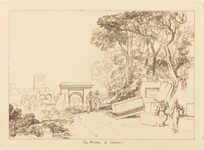 Kobieta z Samarii, opublikowana w 1819 r. autorstwa Joseph Mallord William Turner