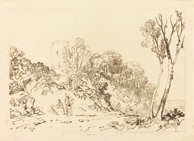 Winchelsea, Sussex, opublikowana w 1812 r. autorstwa Joseph Mallord William Turner