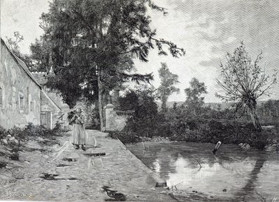 Po deszczu, z Godziny wolnego, 1888 autorstwa J.M. Barnsley