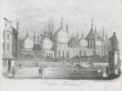 Ogólny widok na pawilon w Brighton autorstwa J.T. Wood