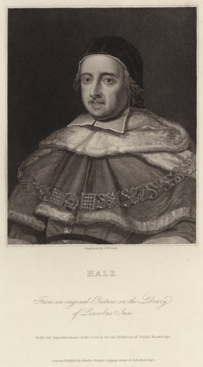 Sir Mateusz Hale autorstwa J.W. Cook