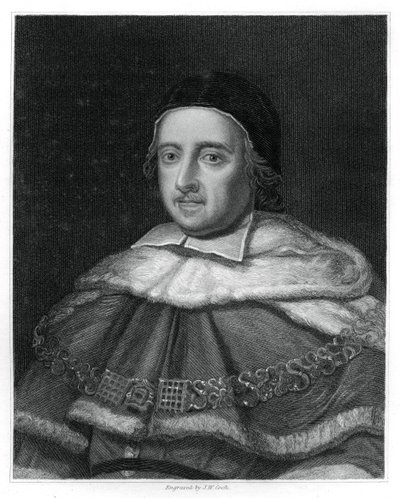 Sir Matthew Hale, Lord Naczelny Sędzia Anglii, 1834. autorstwa J.W. Cook