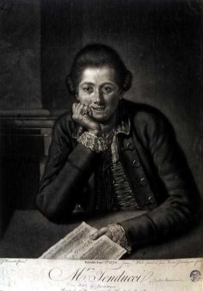 Pan Tenducci, grawerowane przez Johna Finlaysona (1730-76) autorstwa J. (after) Bruscett