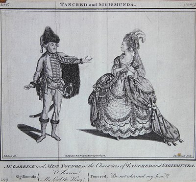 „O mój Panie, Królu nieba”, scena z „Tankreda i Zygmunta” Jamesa Thomsona autorstwa J. (after) Roberts