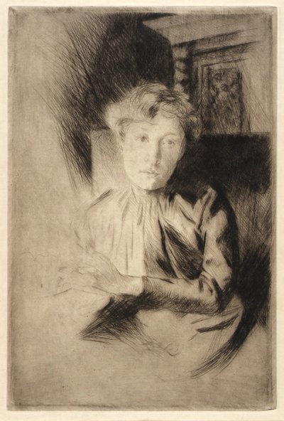 Przy świecach autorstwa J. Alden Weir