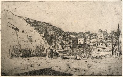 Port na wyspie Man autorstwa J. Alden Weir