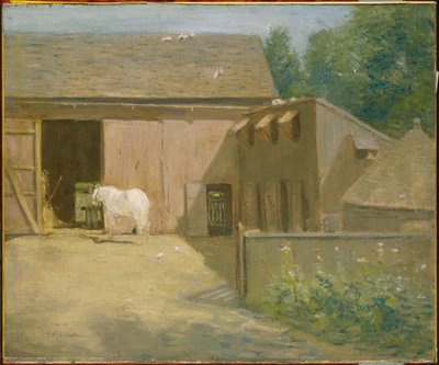 Zagroda w Nowej Anglii autorstwa J. Alden Weir