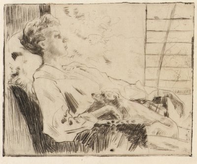 Na Piazza autorstwa J. Alden Weir