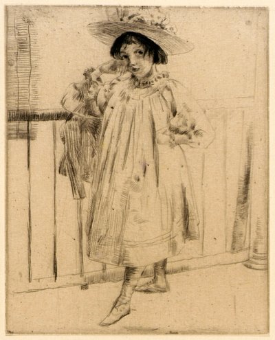 Na werandzie autorstwa J. Alden Weir