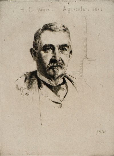 Portret pułkownika H.C. Weira (Agricola) autorstwa J. Alden Weir