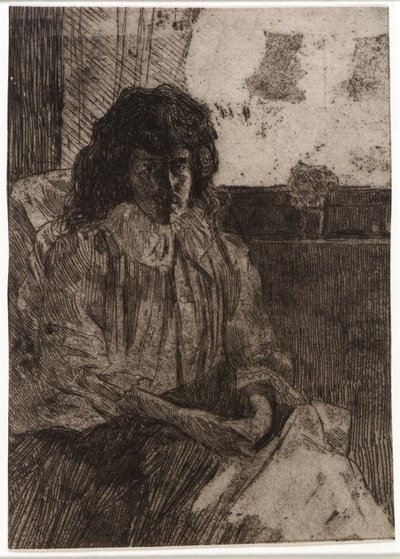 Szkic przy oknie nr 2 autorstwa J. Alden Weir