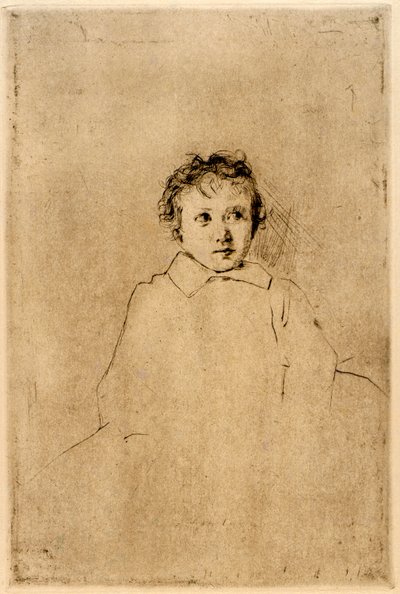 Szkic dziecka autorstwa J. Alden Weir