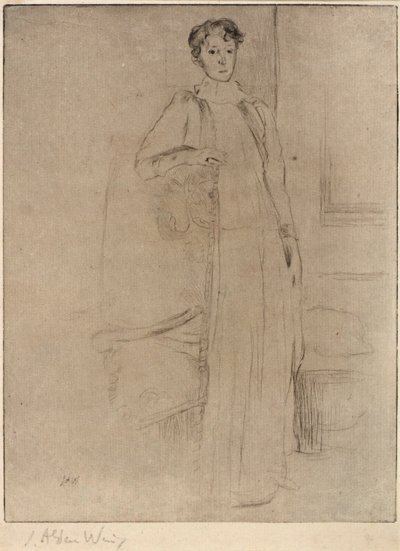 Rysunek stojący nr. 1 autorstwa J. Alden Weir