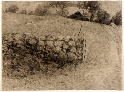 The Barn Lot autorstwa J. Alden Weir