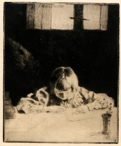 Mały student autorstwa J. Alden Weir