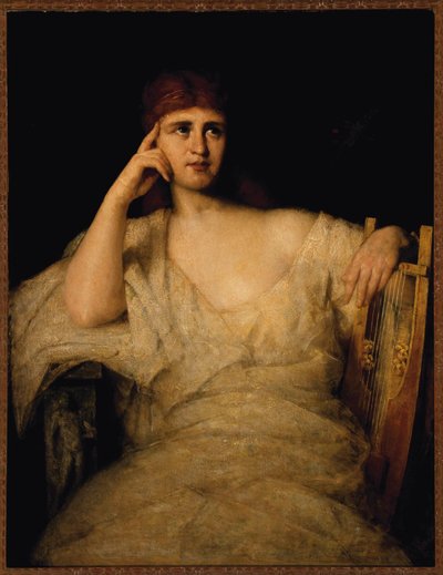 Muza muzyki autorstwa J. Alden Weir