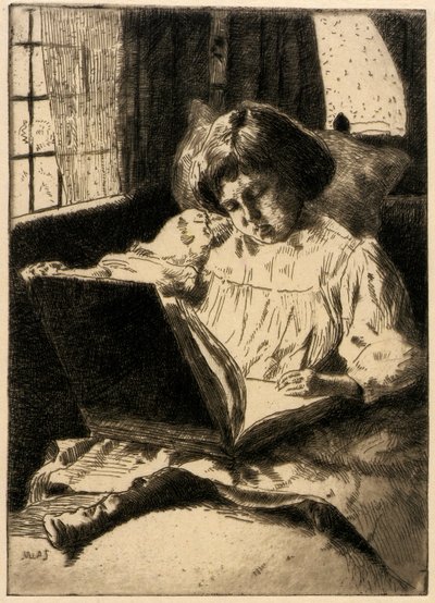 Książka z obrazkami autorstwa J. Alden Weir