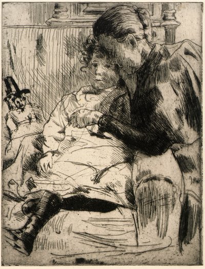 Walijska lalka autorstwa J. Alden Weir