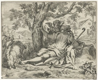 Anioł ukazuje się Hagar autorstwa J. Alexander Janssens