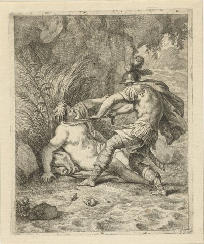 Peleus mści Tetydę Scenes uit het leven van Achilles (tytuł serii) Życie i śmierć Achillesa (tytuł serii) autorstwa J. Alexander Janssens