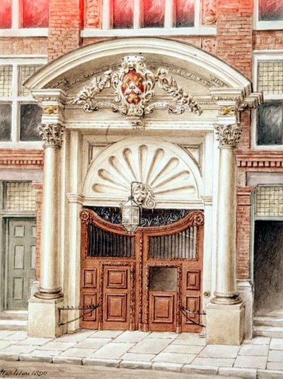 Brama do Brewers Hall na Addle Street, City of London autorstwa J. Appleton