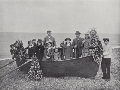 Girlanda Day w Abbotsbury, Festiwal Neptuna autorstwa J. Benjamin Stone