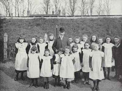 Hocktide w Hungerford, wymagające wakacje dla dzieci w wieku szkolnym autorstwa J. Benjamin Stone