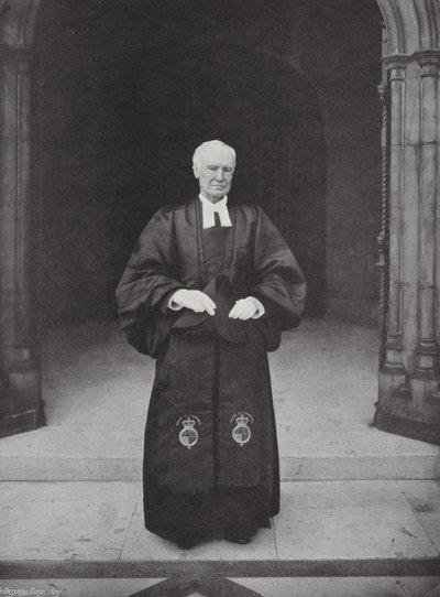 Kapelan Izby Gmin, archidiakon Wilberforce (zdjęcie czarno-białe) autorstwa J. Benjamin Stone