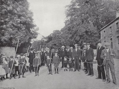 Northumbryjski Ogień Baala, sprowadzający Fagots autorstwa J. Benjamin Stone