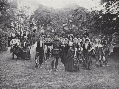 Korowód Sherborne, Morris Tancerze w Greenwood autorstwa J. Benjamin Stone