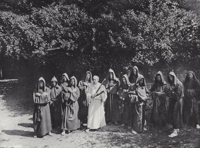 Korowód Sherborne, nadejście Ealdhelm autorstwa J. Benjamin Stone