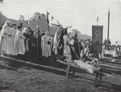 Walijski Eisteddfod, otwarcie Gorsedd autorstwa J. Benjamin Stone