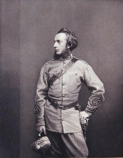 Lord Elcho, MP, z „Galeria portretów w salonie wybitnych osobistości” autorstwa J. and C. (after) Watkins