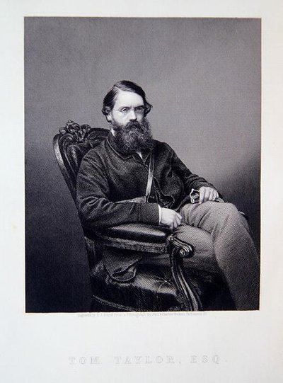 Tom Taylor, z „Galeria portretów w salonie wybitnych osobistości” autorstwa J. and C. (after) Watkins