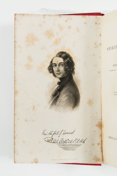 Grawerowanie Charlesa Dickensa w „Nowym duchu epoki 1844” (grawerowanie) autorstwa J. C. Armytage