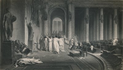 Śmierć Cezara. Juliusz Cezar, c1870 autorstwa J. C. Armytage