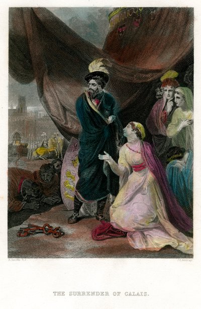 Kapitulacja Calais, XIX wiek autorstwa J. C. Armytage