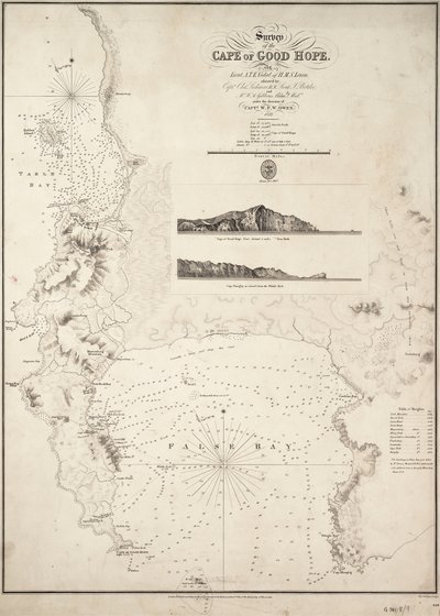 Mapa Przylądka Dobrej Nadziei autorstwa J. & C. Walker