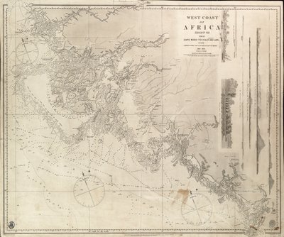 Zachodnie wybrzeże Afryki autorstwa J. & C. Walker