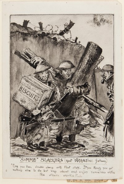 „Somme Slackers (większość arrasinów)” autorstwa J. Capstick