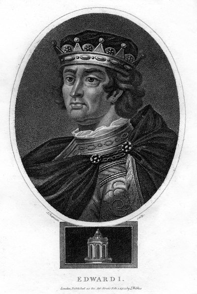 Edward I z Anglii, 1804. autorstwa J. Chapman