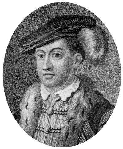 Edward VI, król Anglii, 1804. autorstwa J. Chapman