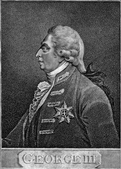 Jerzy III z Wielkiej Brytanii. autorstwa J. Chapman