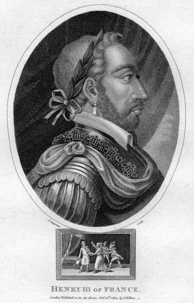 Henryk III, król Francji, 1804. autorstwa J. Chapman