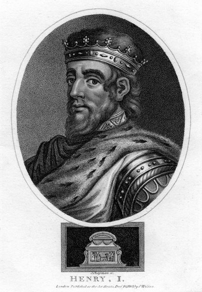 Henryk I, król Anglii, 1803. autorstwa J. Chapman