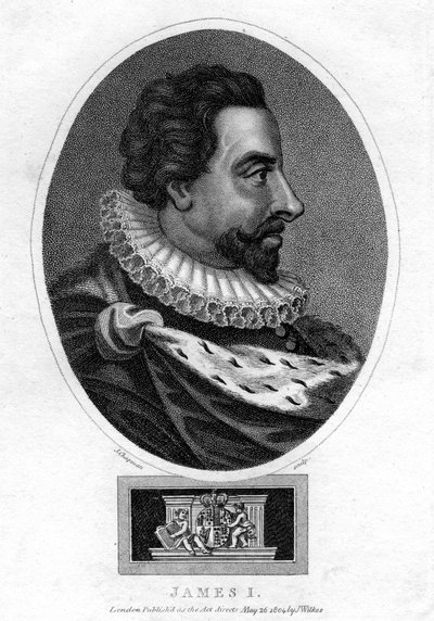 Jakub I z Anglii, 1804. autorstwa J. Chapman