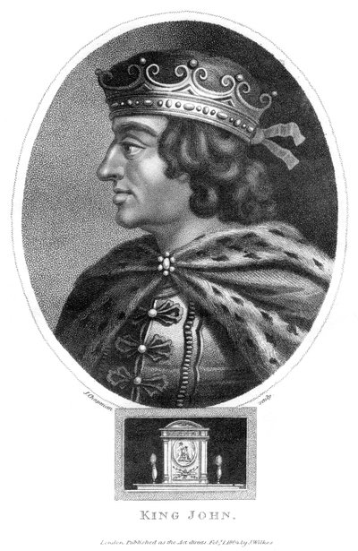 Król Jan 1167-1216, 1804. autorstwa J. Chapman