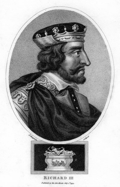 Ryszard III z Anglii, 1799. autorstwa J. Chapman