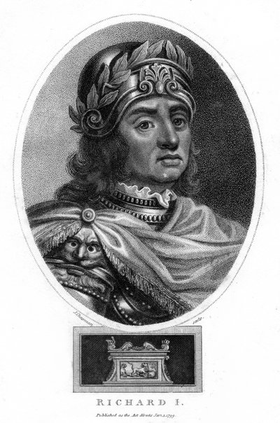 Ryszard I król Anglii, 1799. autorstwa J. Chapman