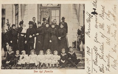 Duńska rodzina królewska autorstwa J. Peterson and Co
